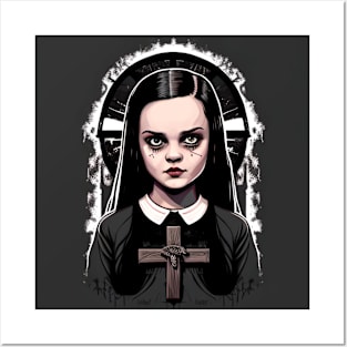 ADDAMS Family, Wednesday-inspired design, Posters and Art